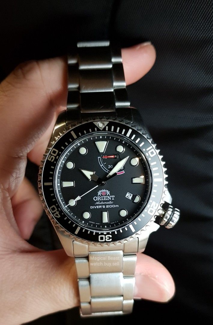 Discontinued Orient Triton Power Reserve Automatic Diver s 200m Made in Japan watch