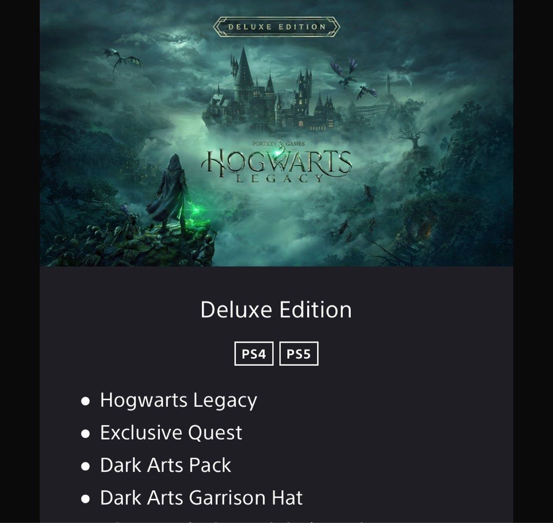 Hogwarts Legacy Digital Deluxe Edition PS4