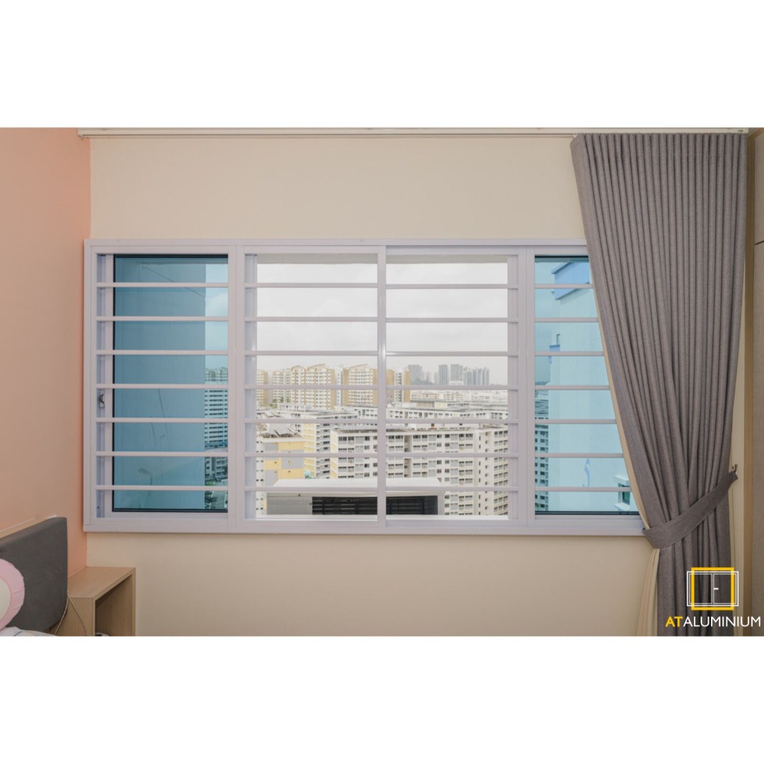 [ MID YEAR PROMO ] Aluminium Sliding Windows with Grilles HDB Resale