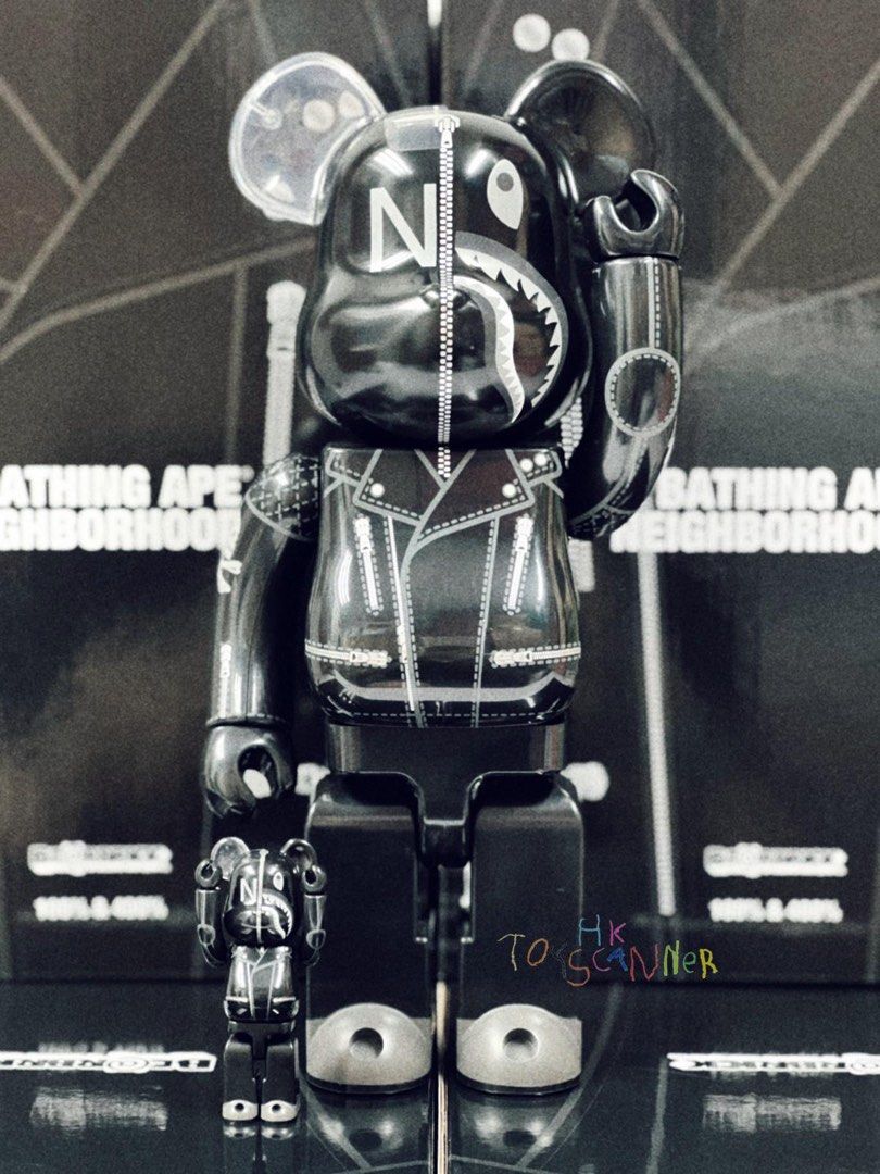 預訂Pre-Order) A BATHING APE(R) × NEIGHBORHOOD(R) BE@RBRICK 100