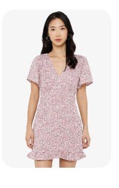 Abercrombie Fitch Angel Sleeves Smocked Mimosa Dress