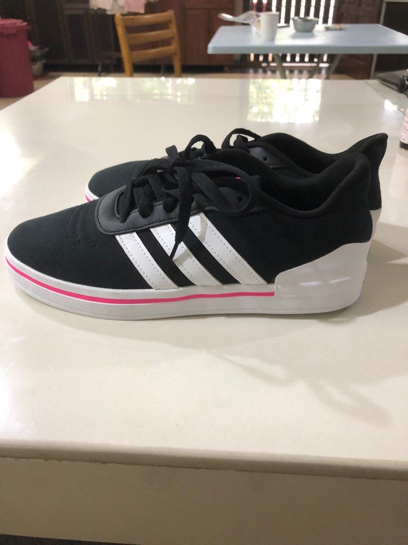 Adidas women's heawin sneaker  black/white/shocking pink sales