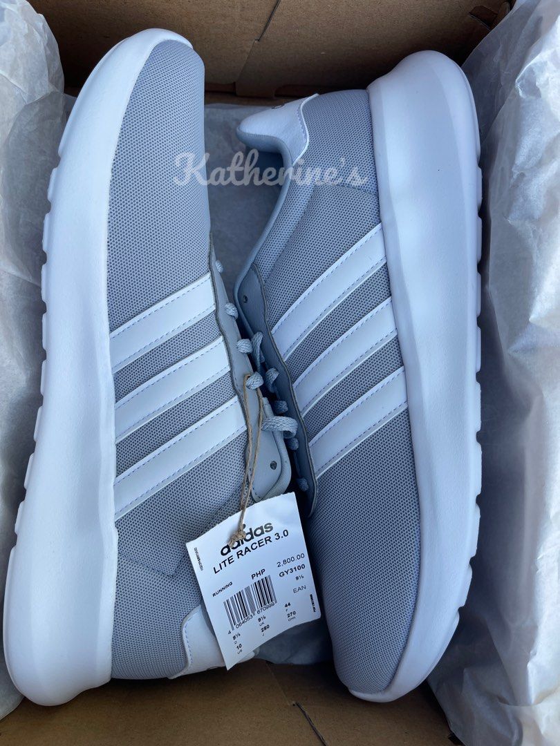 Adidas Running Lite Racer 3.0 Shoes GY3100 UK 9.5 Size Rubber Shoes