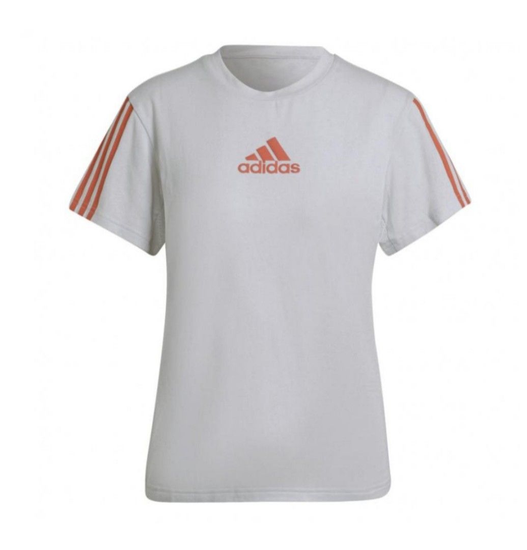 Red and white sale adidas shirt womens
