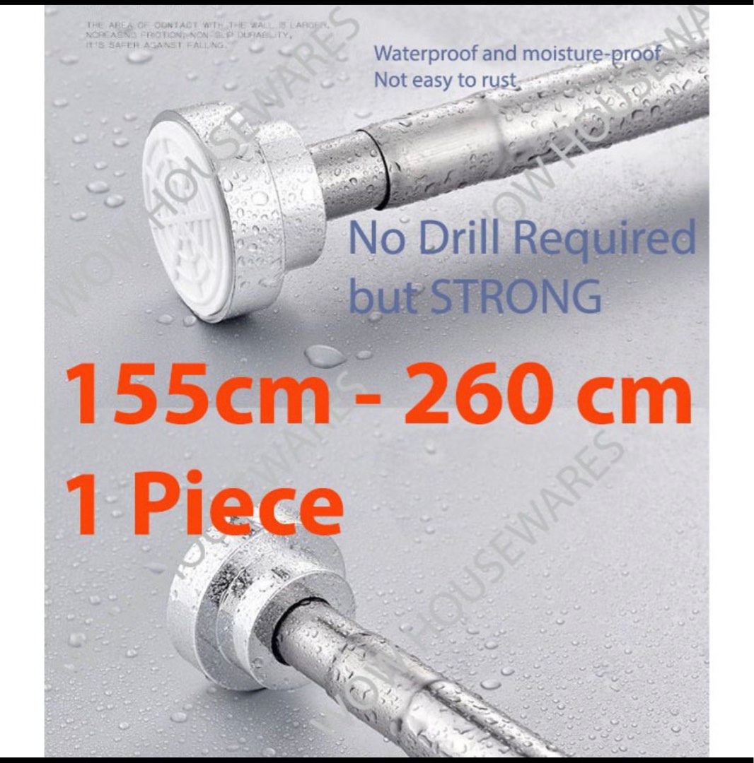 Adjustable Tension Rod Stainless Steel, Furniture & Home Living, Home