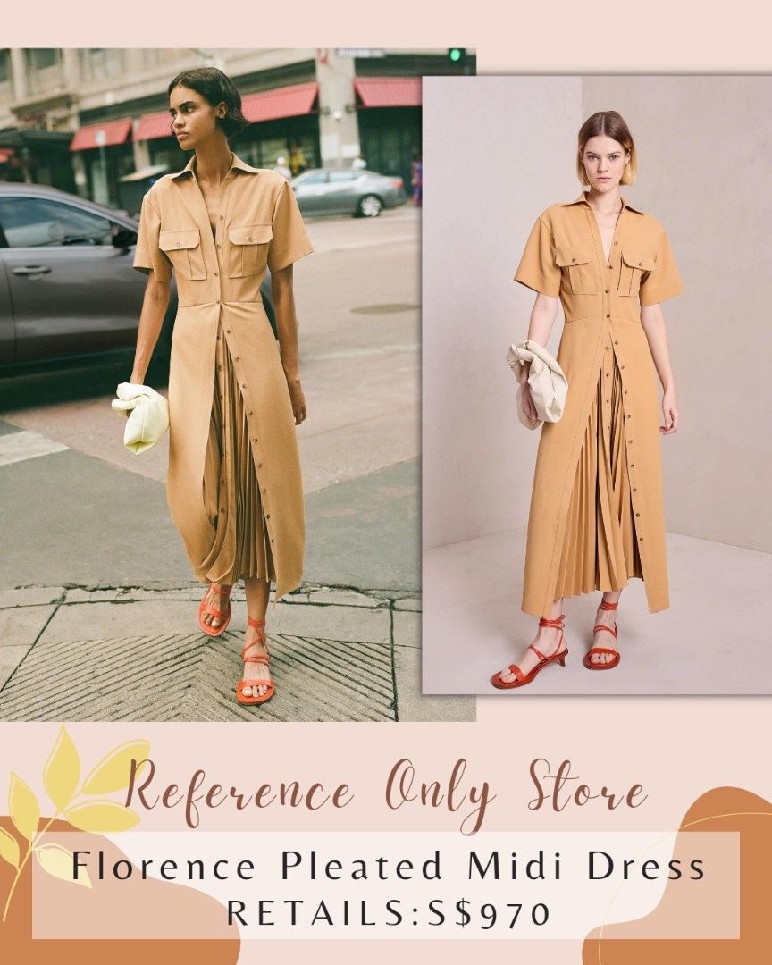Lover florence on sale pleat midi dress