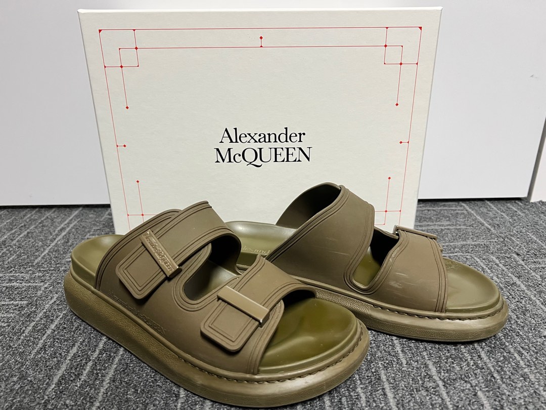 Alexander mcqueen mens sandals hot sale