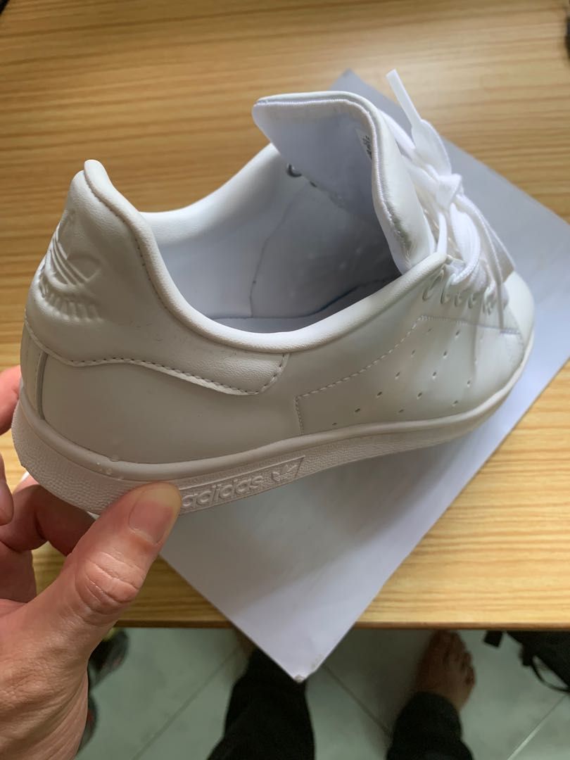 All white adidas stan smith hotsell
