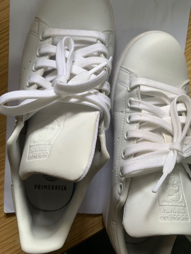 All White Adidas Stan Smith