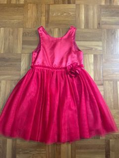 Almost new H&M red satin sparkly tutu dress