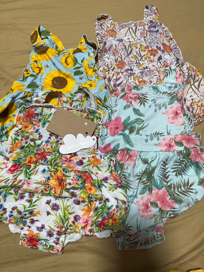 Angel dear tiger romper top