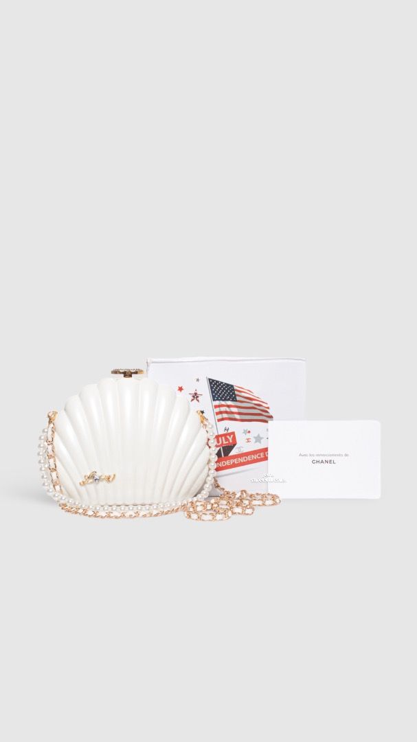 Authentic Chanel Shell Bag (4th of July Collection), Luxury, Bags ...