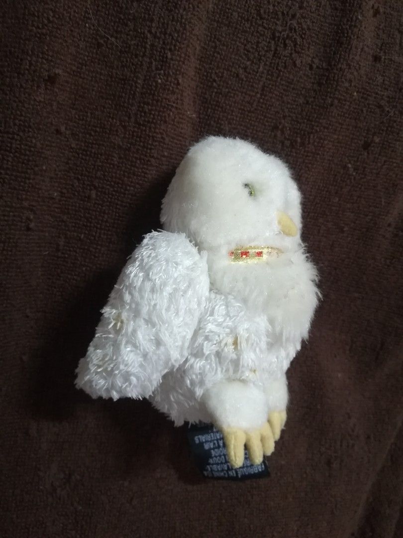 Authentic Gund Harry Potter Hedwig Owl Beanie Plush Soft Toy, Hobbies