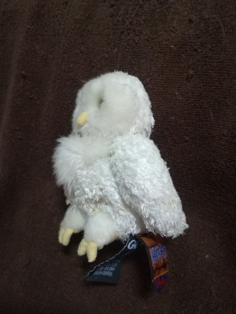 Authentic Gund Harry Potter Hedwig Owl Beanie Plush Soft Toy, Hobbies