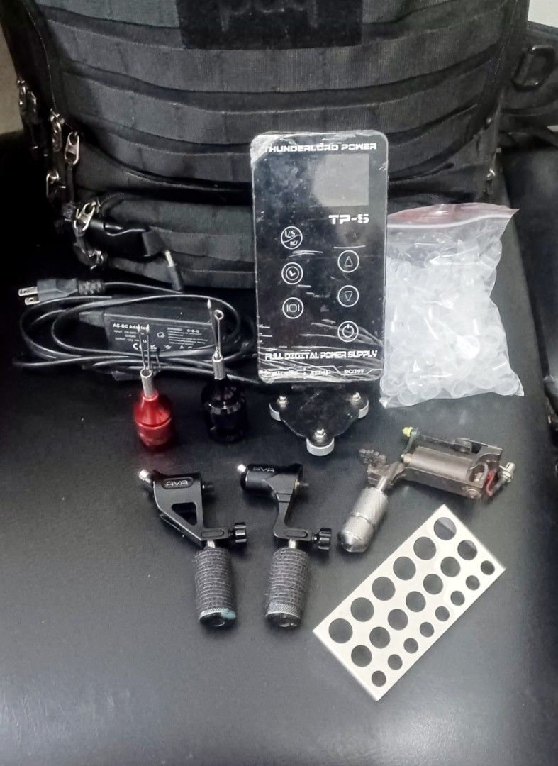 Ava Rotary Tattoo Machine (Category: Craft Supplies & Tools) located in Calamba. Submitted by aronxcore (Listing ID 1216394283, Image 2). Description: For Sale as pack!! Ava NEX Ava A2 Fast Fashion hybrid rotary Thunderlord TP-5 digital PS 2x Cartridge grip 3x Easy-lock Grip 1 bag Large ink cups RFS: Switch to pen type machine. PM for other details...