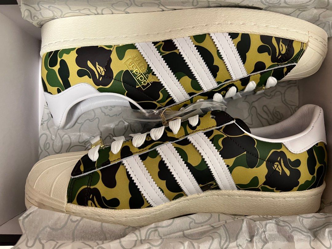 Bape camo adidas shoes best sale