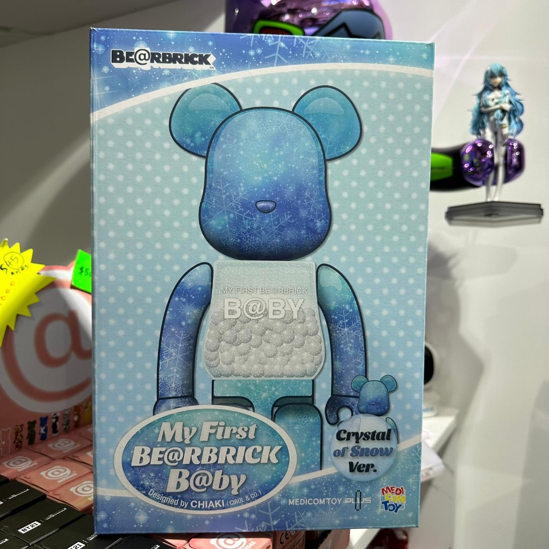 MY FIRST BE@RBRICK CRYSTAL 400% & 100%-