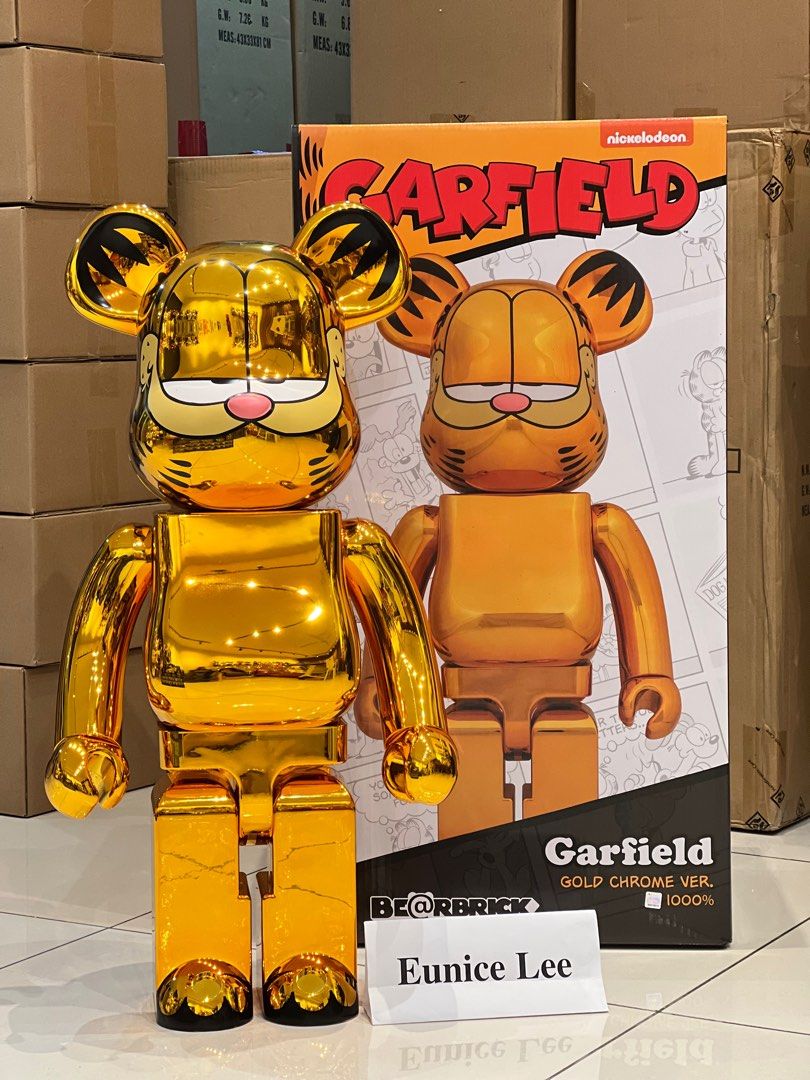 BE@RBRICK GARFIELD GOLD CHROME 1000％ - その他