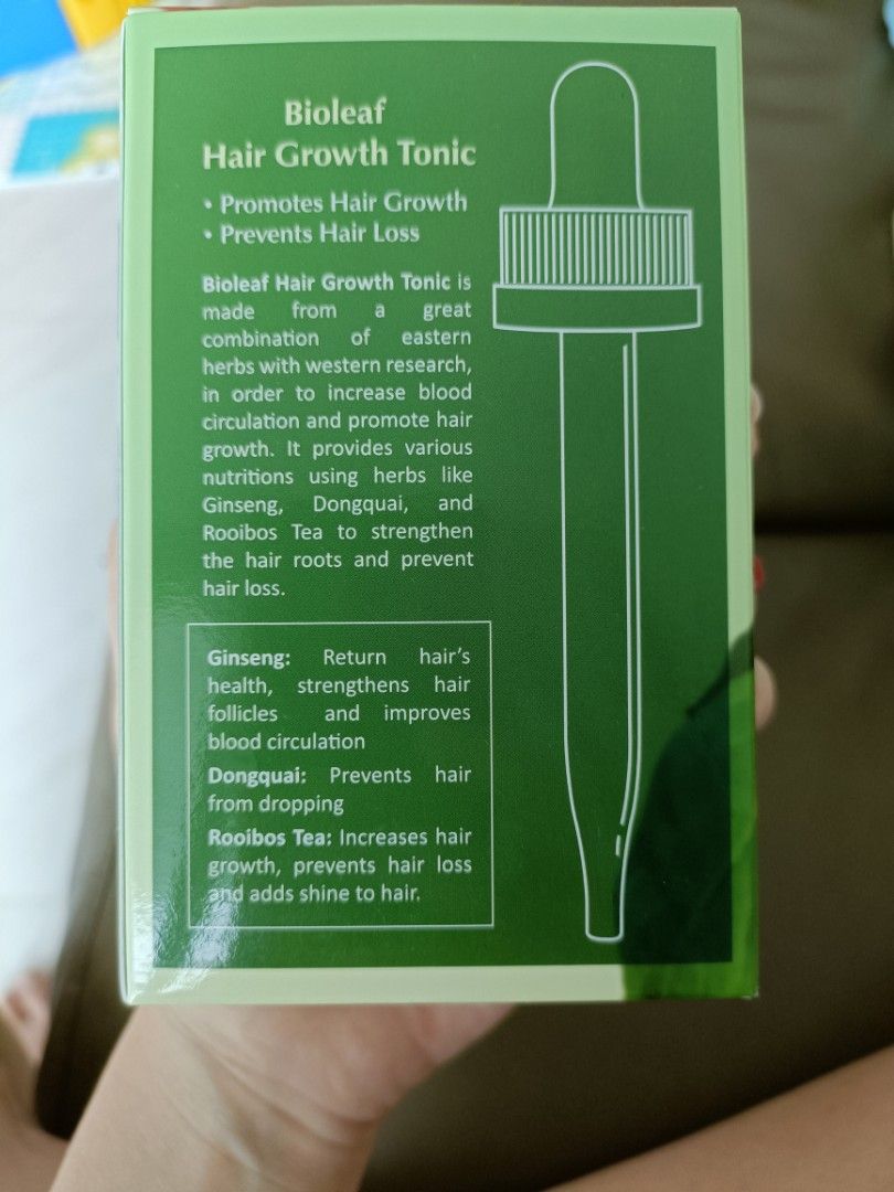 Bioleaf Hair Growth Tonic, Beauty & Personal Care, Hair on Carousell