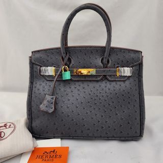 Birkin 30 Ostrich Top Handle/Hand Bag