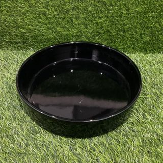 Bonsai Ikebana Black Round Circle Glaze Plant Pot Vase 10.5” x 2.8” inches - P450.00