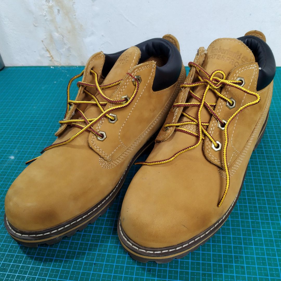 Boots/Trekking shoes Timberland Classic Leather Waterproof Wheat Oxford  Boot 11041 Men's 7M(Vibram Sole) - Main Image