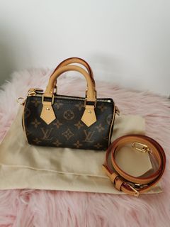 Louis Vuitton - Authenticated Nano Speedy / Mini HL Handbag - Leather Green for Women, Never Worn, with Tag