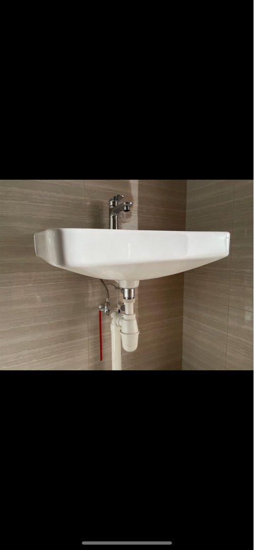 BTO Toilet Bowl, Sink, Shower Set, Furniture & Home Living, Bathroom