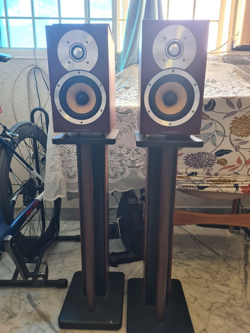 B&W CM1 with speakers stand, Audio, Soundbars, Speakers & Amplifiers on
