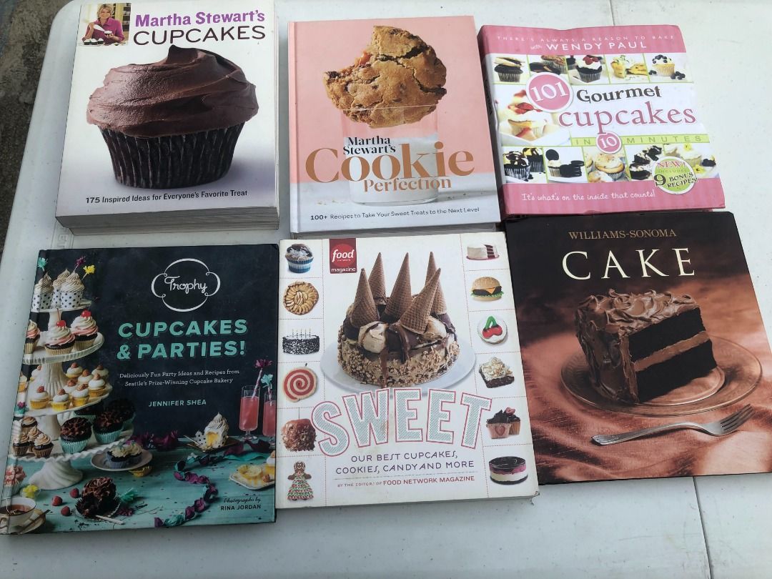 Cake Books Coffee table books (Category: Storybooks) located in Quezon City. Submitted by outoftheboxph (Listing ID 1216332995, Image 2). Description: Various Baking/ Bread cookbooks Price is listed per book ======= Title: Martha Stewart's Cupcakes Author: Martha Stewart Format: Paperback Hardcover ‏ : ‎ 352 pages Item Weight ‏ : ‎ 2.24 pounds Dimensions ‏ : ‎ 7.35 x 0.9 x 9.1 inches Price: PhP300.00 ======= Title: Cookie Perfection Author: Marth