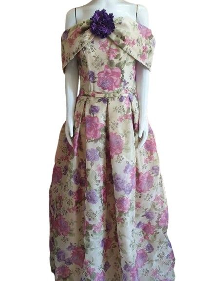 Luxe Caramel Flow Dress main image 0