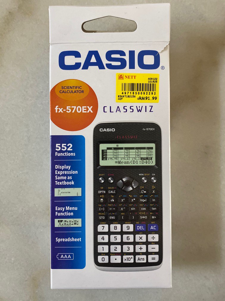 Casio FX-991ex Scientific Calculator (Pink), Hobbies & Toys, Stationery &  Craft, Stationery & School Supplies on Carousell