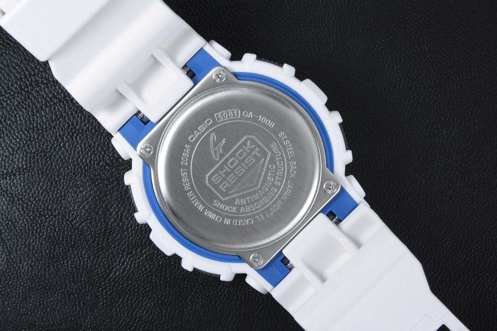Casio G Shock Standard Analog Digital White Resin Matte Finish