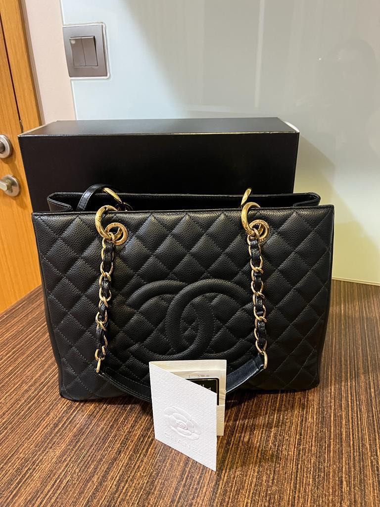 Chanel GST Black Caviar Bag, Luxury, Bags & Wallets on Carousell