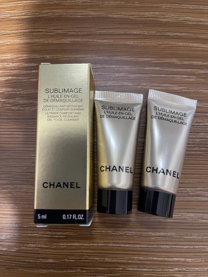Chanel Sublimage Gel to Oil Cleanser samples