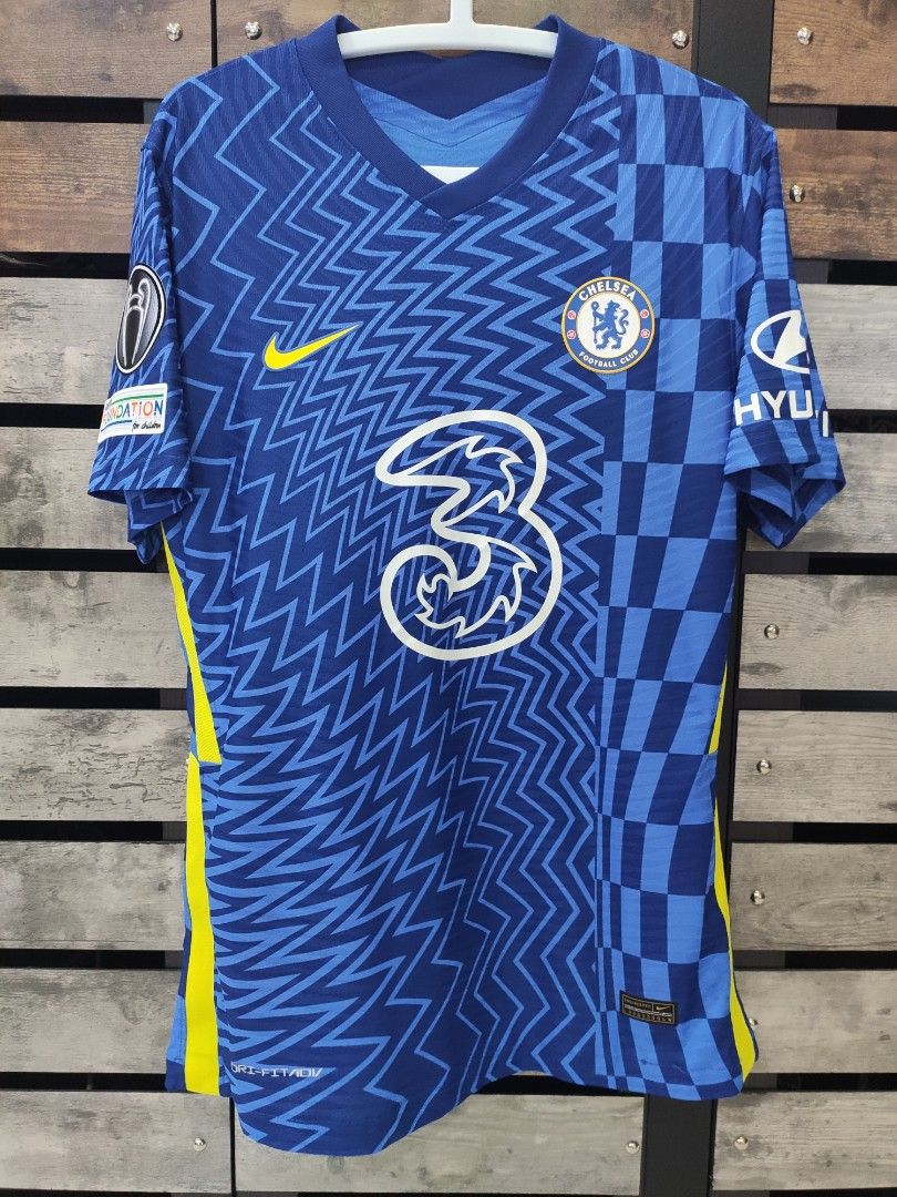 Chelsea 202122 Home Kit Player Issue Mens Fashion Activewear On Carousell 