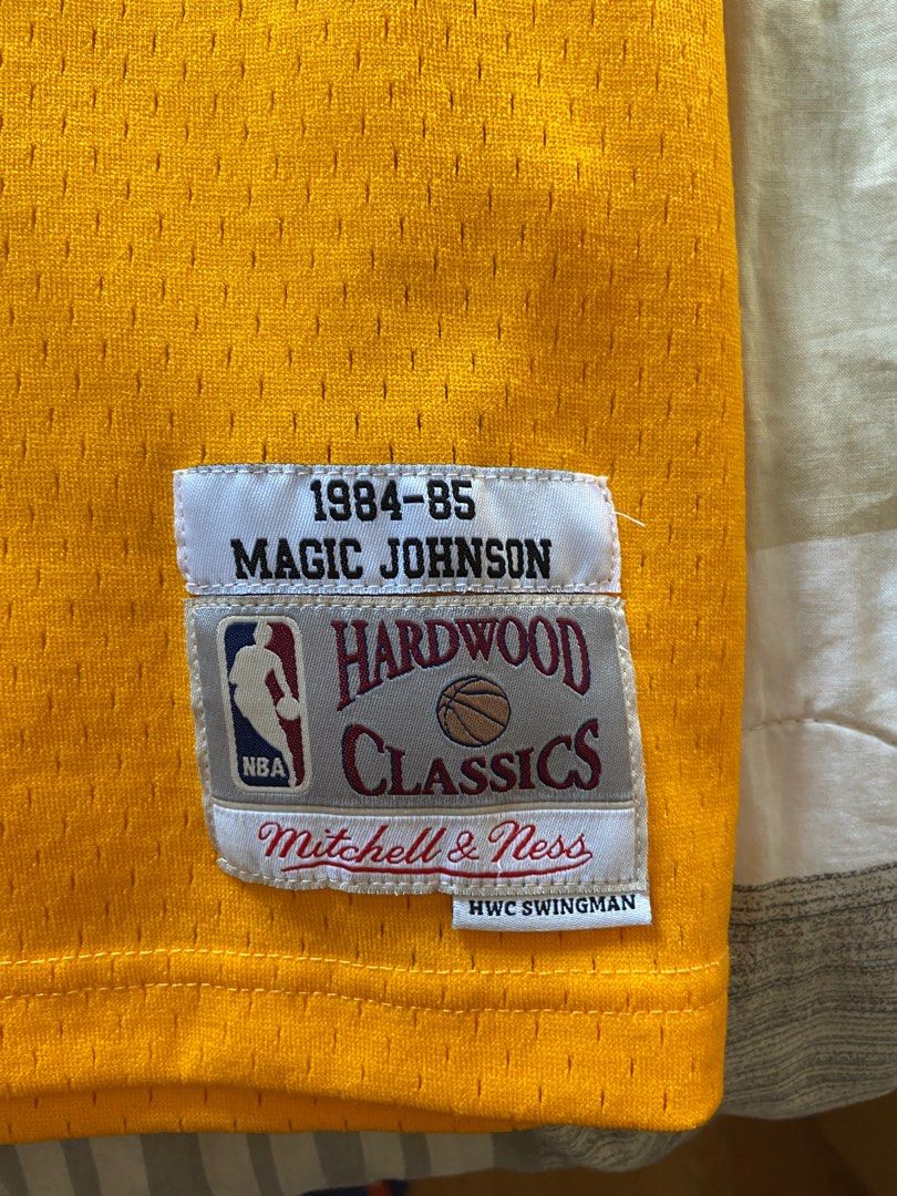 CLOT x Mitchell & Ness Knit Shooting Shirt Los Angeles Lakers Magic  Johnson, Men's Fashion, Tops & Sets, Tshirts & Polo Shirts on Carousell