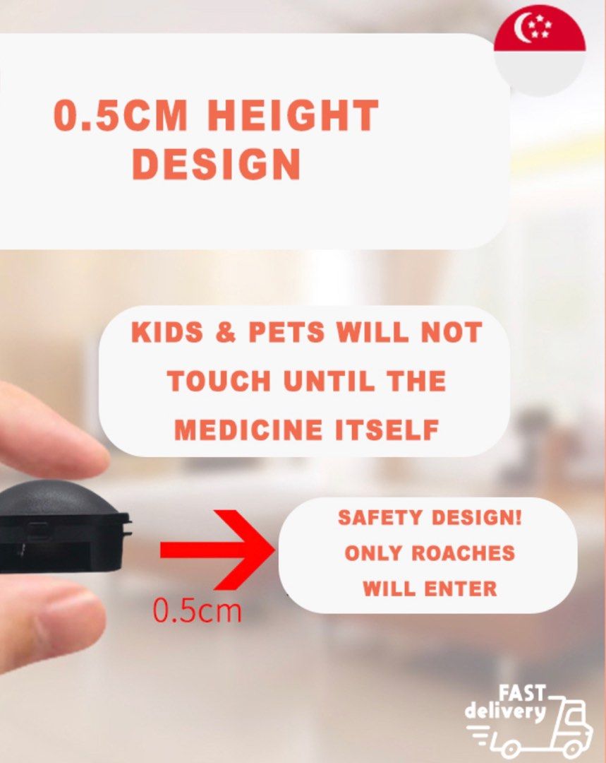 Cockroach capsule killer , cockroach killer, Furniture & Home Living