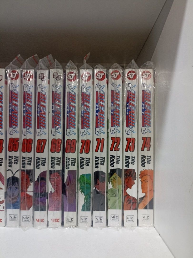 BLEACH Vol.1-74 Complete Manga Comics Set Japanese Language Taito Kubo Used