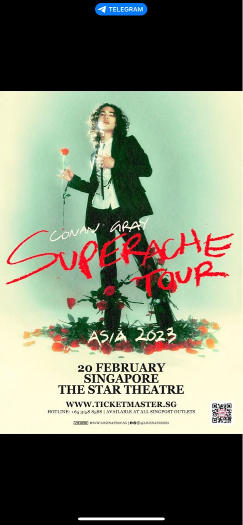 CONAN GRAY SG ASIA TOUR, Tickets & Vouchers, Event Tickets on Carousell
