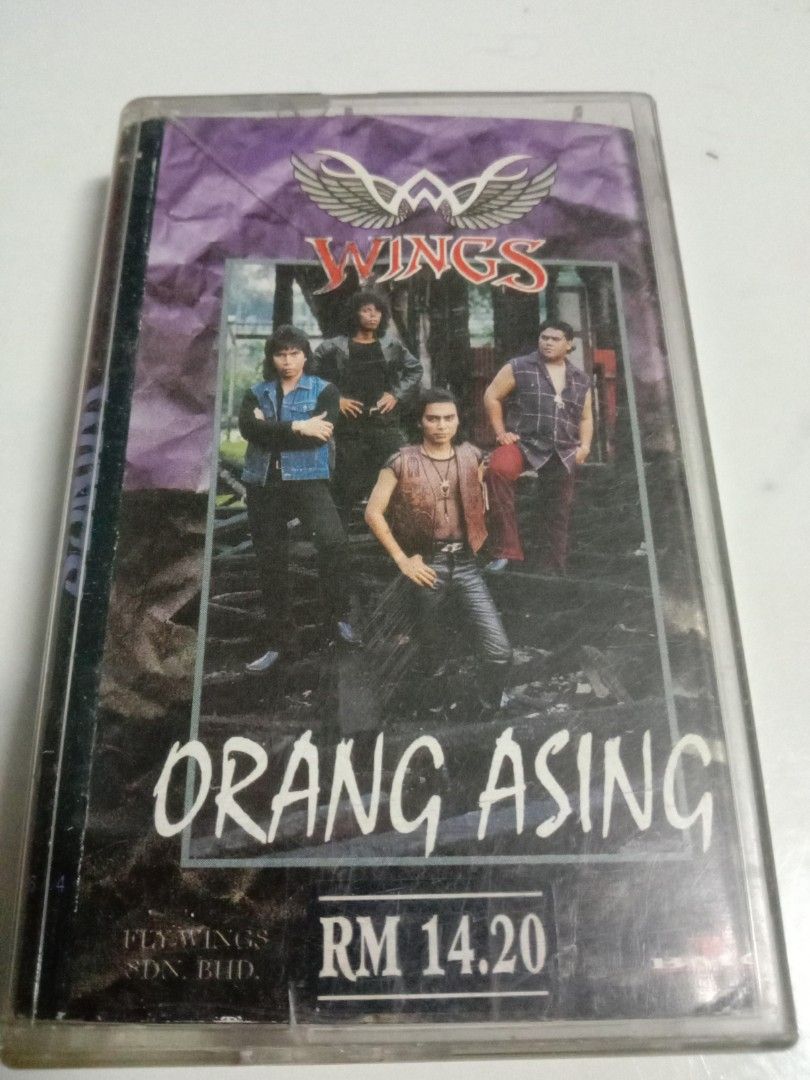 Inlay WINGS ORANG ASING, Hobbies & Toys, Music & Media, CDs & DVDs on