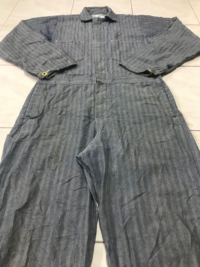 Coverall denim usa made fabric, Men's Fashion, Coats, Jackets and