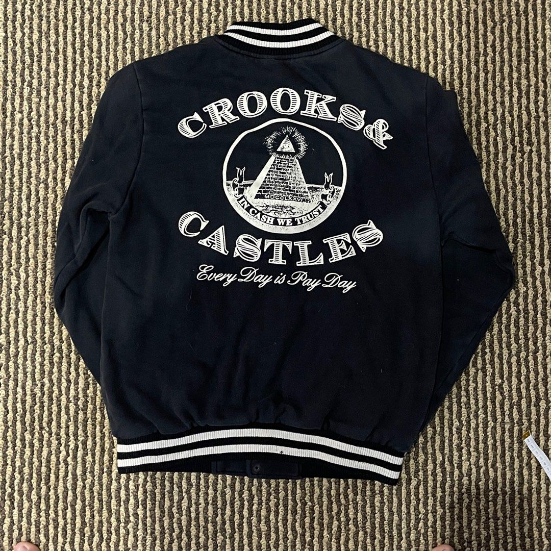 Crooks and hotsell castles varsity jacket