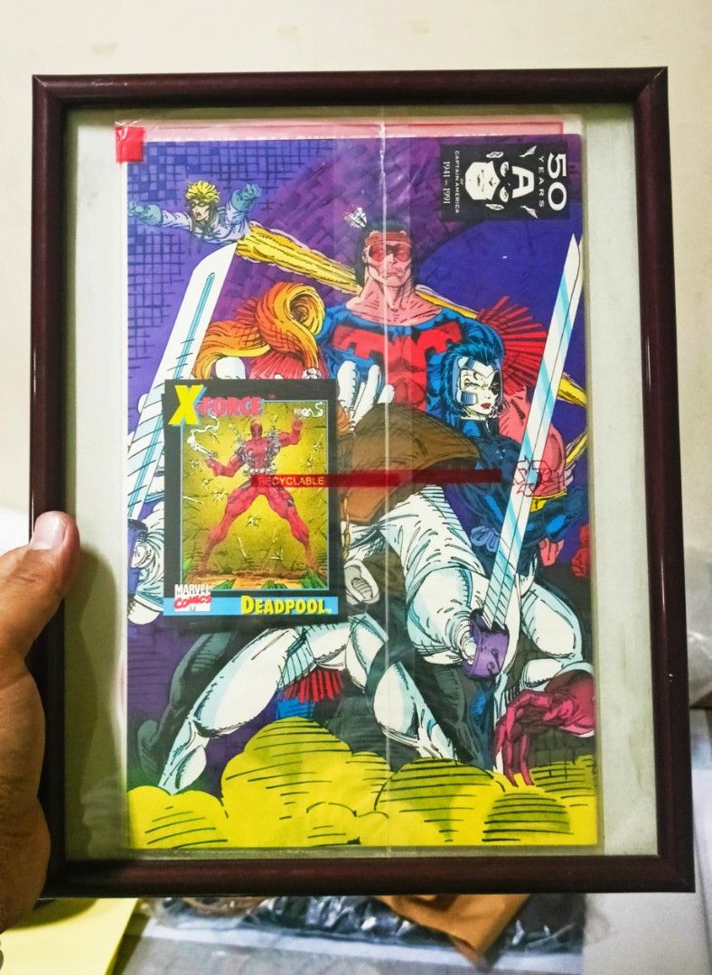 DEADPOOL ROOKIE CARD | X FORCE #1 THE VERY FIRST ISSUE SEALED POLYBAG ...