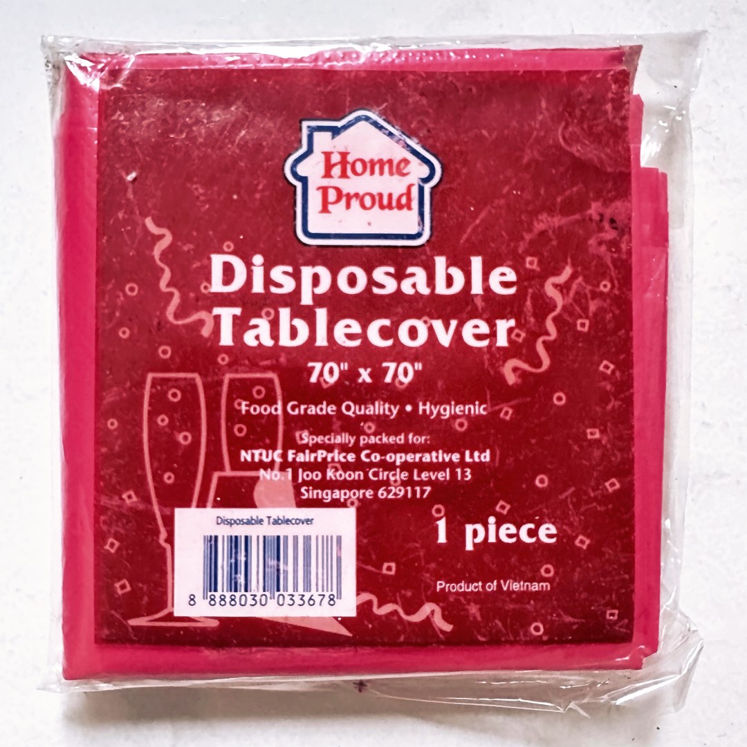 Disposable Table cover, Furniture & Home Living, Kitchenware