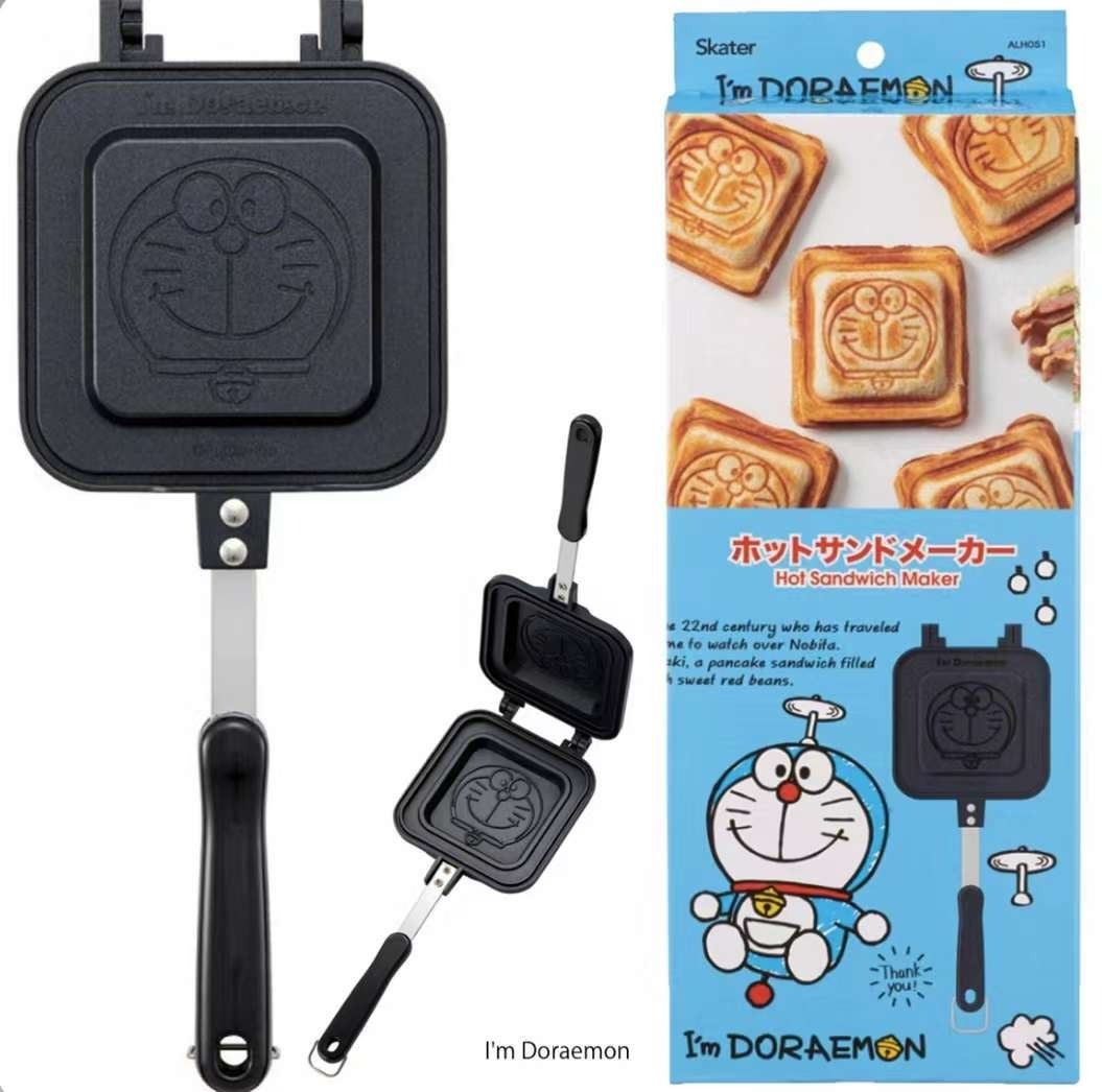 DORAEMON Hot Sandwich Making Pan 1pc (Category: Cookware & Accessories) located in Malabon City. Submitted by onestopshop999 (Listing ID 1216400594, Image 1). Description: DORAEMON Hot Sandwich Making Pan. The hot sandwich maker is compatible for gas stove and electric stove can be used to grill sandwiches, eggs, toast, etc. can be used both outdoors in open fire and at home. High-quality Materials: The main body is made of aluminum alloy with ex
