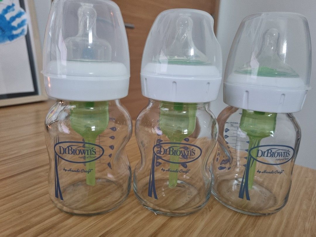 Dr Brown Glass Bottle, Babies & Kids, Nursing & Feeding, Breastfeeding