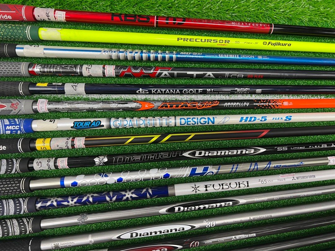 Driver, Fairway Woods, Hybrids, Wedge Shafts Fujikura, Tensei, PING