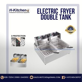 Electric Deep Fryer 2 Tank