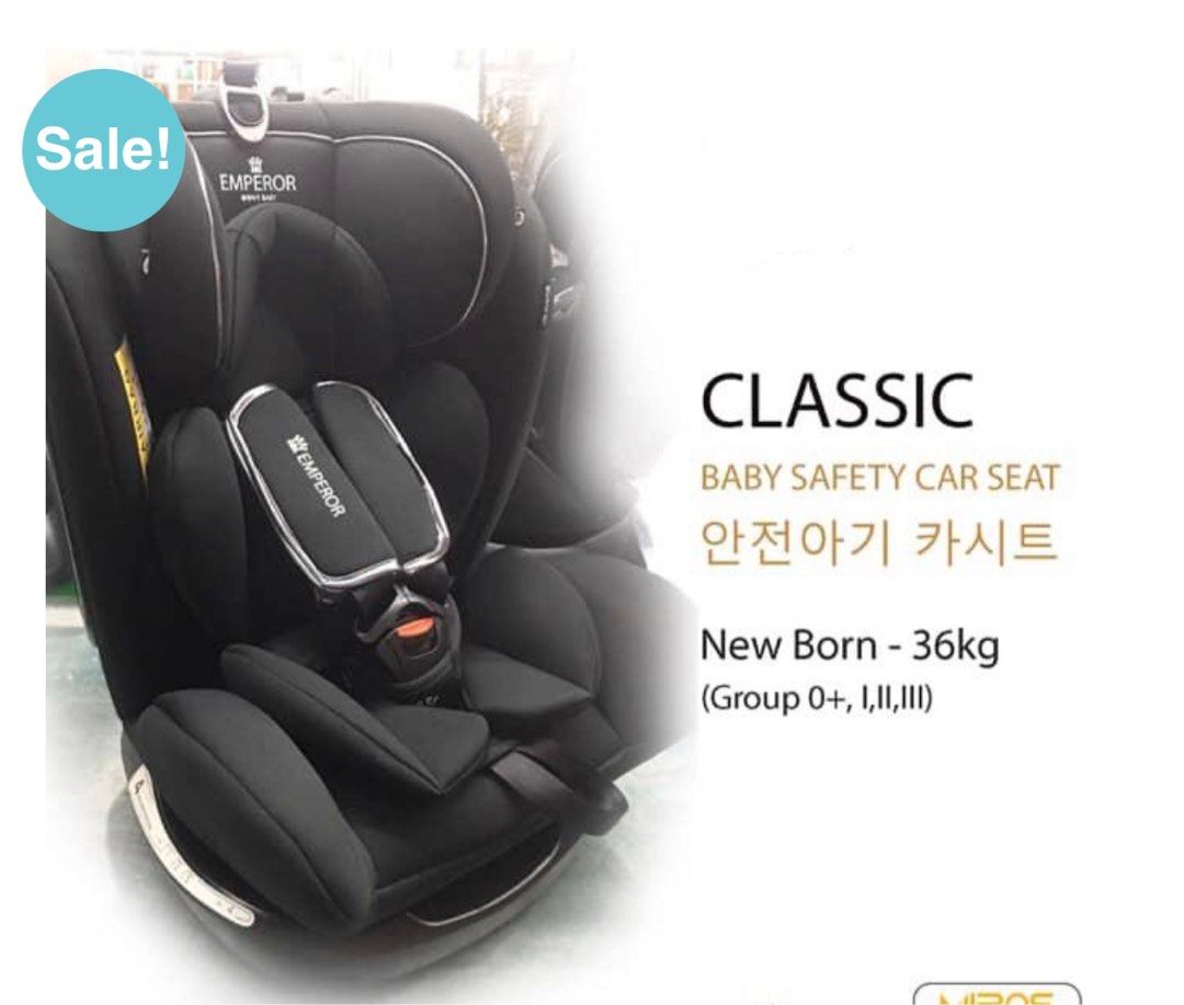 Emperor baby classic car seat Korea, Babies & Kids, Going Out, Car Seats on Carousell